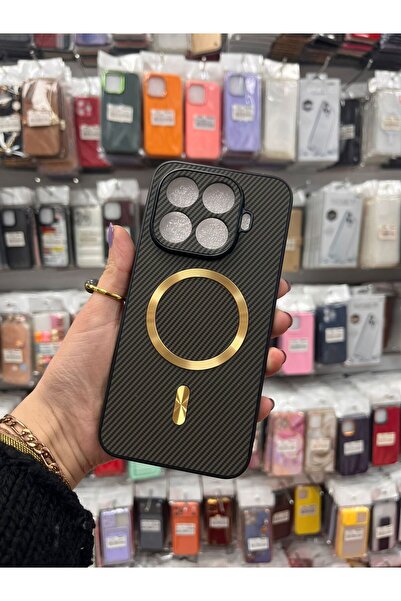 TECNOTREND Mİ 15T Pro 5G Uyumlu Telefon Kılıfı Karbon Fiber Dokulu Elektro Ka...