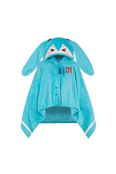 BANDAI بطانية هاتسون ميكو متعددة الوظائف بغطاء رأس رأس، ناعمة ومريحة، مقاس 16...