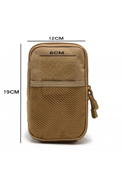 Choice حقيبة خصر تكتيكية من دي مولي لحمل الهاتف المحمول، مناسبة للرياضات الخا...