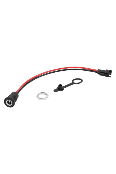 Choice Red 5.5 X 2.1mm DC Female Socket Power Cable Wired for Electric Scoote...