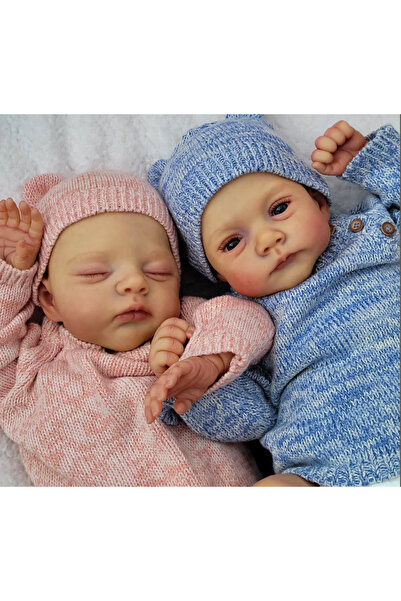 Choice دمى ليلي NPK نابضة بالحياة مقاس 48 سم (19 بوصة) - شعر مرسوم يدويًا، تو...