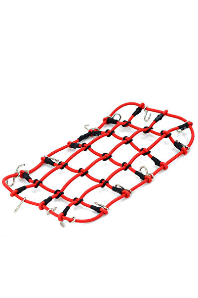 Choice شبكة أمتعة مرنة حمراء اللون، بمقياس 1/10، لسيارات التحكم عن بعد الزاحف...