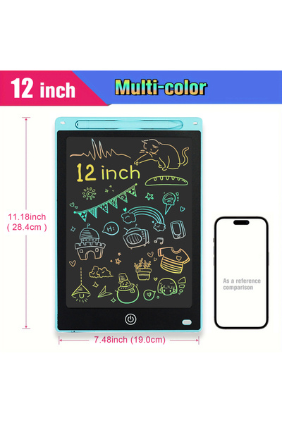 Choice Sky-blue 12 inch Tablets Electronic Handwriting Pad Writing Board Draw...