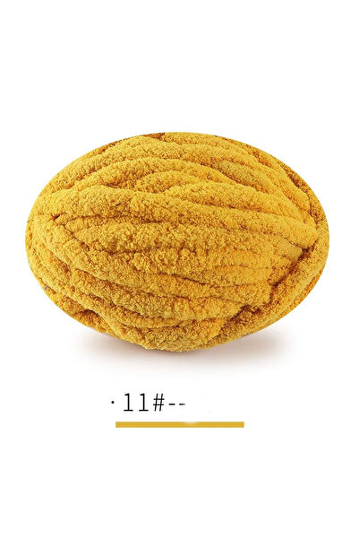 Choice 11 كركم 250 غرام بطانية من خيوط الثلج السميكة للغاية منسوجة يدويًا من ...