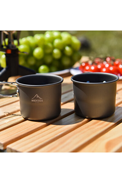 Widesea WSCC-105X2 Camping Mug Outdoor Coffee Tea Aluminum Cup Tourism Tablew...