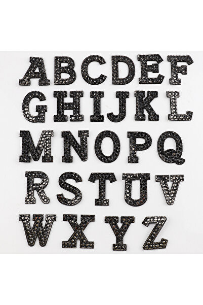 Choice5 S5 26pcs Letter Flatback Rhinestone Patch Iron On BRIDE Applique For ...