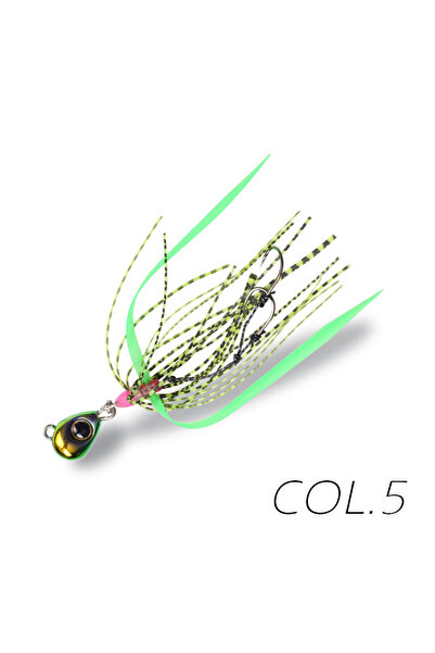 Choice طُعم صيد سمك الهايماري الصغير ماجيك ووركس، 10 غرام، لون 5، خطافات مساع...