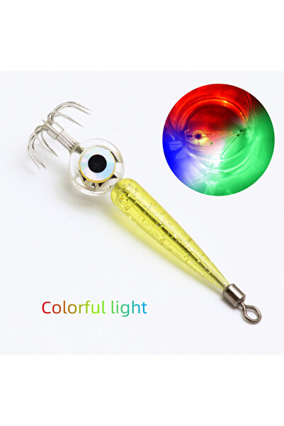 Choice الملونة Leurres de Pêche مع الكروشيه دي تهدئة مع ضوء LED، Leurre de Ga...