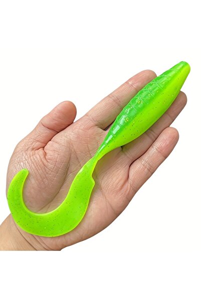 Choice قطعتان من الطعوم اللينة ذات الذيل الملفوف المصنوع من مادة PVC عالية ال...