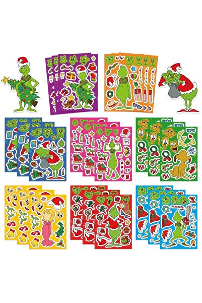 Choice 24 قطعة من ملصقات الأحجية (8/16/24 قطعة) - ملصقات كرتونية لوحش ذي شعر ...