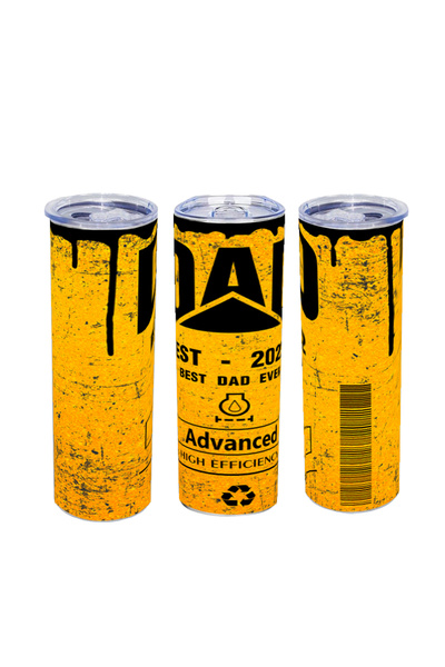 Choice طقم أكواب ستانلس ستيل برتقالية اللون سعة 501-600 مل (20 أونصة) - هدية ...