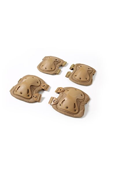 choice2 طقم واقيات الركبة والمرفق التكتيكية القتالية باللون الكاكي الداكن، من...