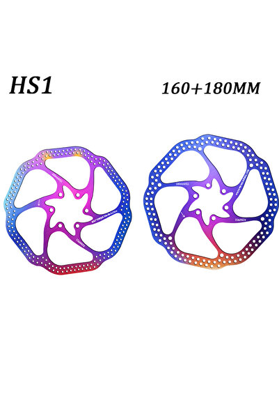 Choice قرص فرامل AVID متعدد الألوان - قطعتان، 160 مم و180 مم، أقراص فرامل هيد...
