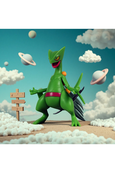 BANDAI لعبة بوكيمون سيبتيل إيس ليزرد كينج، 9 سم، لعبة مكتبية من سلسلة GK - لع...