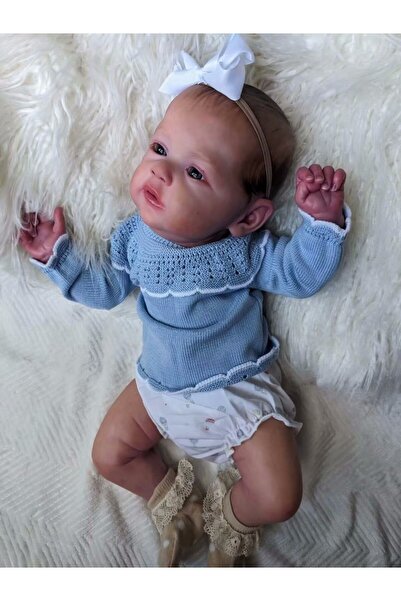 Choice دمية ماريان ريبورن بيضاء 50 سم، جسم من الفينيل الناعم، مطلي يدويًا، عر...