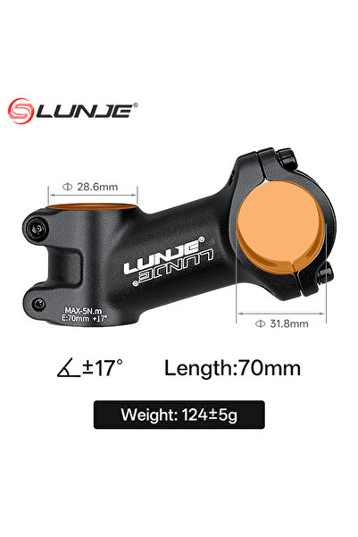Choice 17Degree-70mm Ultralight Bike Power 60/70/80/90/100/110MM MTB Bike Ste...