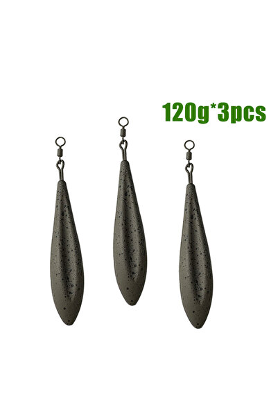 Choice 3 قطع من أثقال صيد الكارب من يوتو، وزن 40-120 غرام، مقاومة للتآكل.