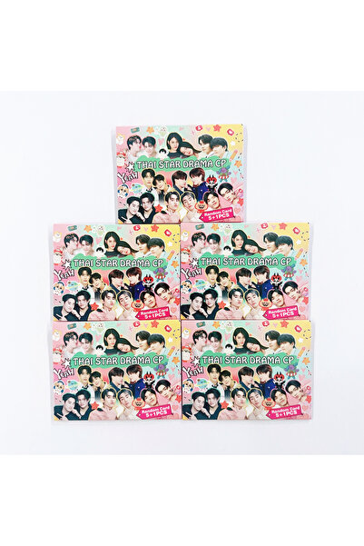 Choice ٥ عبوات ٥/١٠ عبوات مجموعة بطاقات صور دراما النجوم التايلاندية CP - Bou...