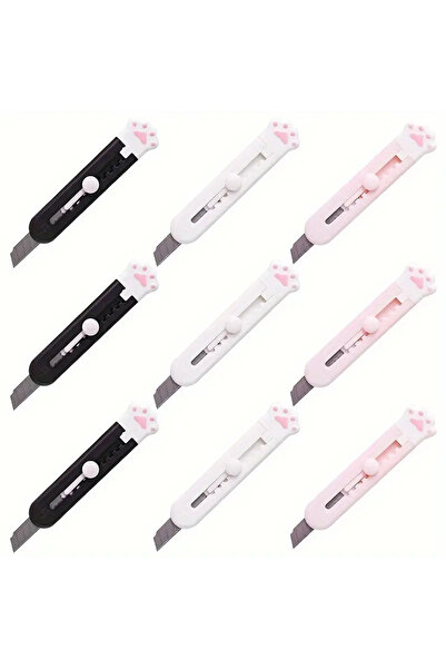 Choice 3 Colours 9 Pcs 9 Pieces (3 colors) Cute And Practical Mini Cat Claw C...