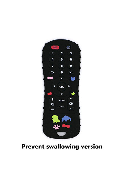 Choice لعبة تسنين للأطفال مصنوعة من السيليكون على شكل جهاز تحكم عن بعد للتلفز...