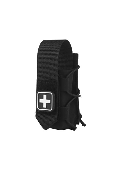 Choice حقيبة سوداء مزودة بنظام MOLLE لحمل عاصبة، وحامل عاصبة، وحقيبة إسعافات ...