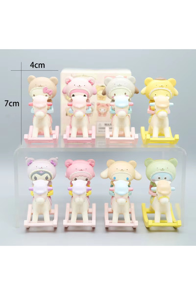 Choice علبة كاملة تحتوي على 8 قطع، منتج جديد متوفر في المخزون. تمثال كلب كورو...