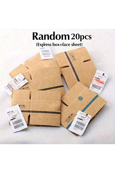 Choice مجموعة كرتون صغيرة سريعة التعبئة مكونة من 20 قطعة، مثالية لتخزين وتعبئ...