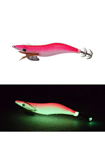 Choice 3.5 طعم روبيان خشبي صناعي عالي الجودة باللون الوردي، مُصدّر إلى اليابا...