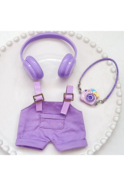 Choice مجموعة من 3 قطع (15/17 سم) لدمى لابوبو، تتضمن سماعات رأس، وبدلة عمل، و...