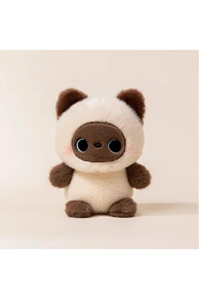 Choice دمية قطة لطيفة من القطيفة، دمية رفيقة على شكل فيل أو أرنب أو دب أو بان...