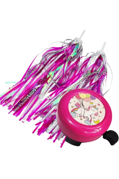 Choice مجموعة واحدة من زينة جرس دراجة الأطفال من A-Rose Red horse، شرائط ملون...