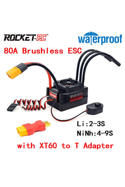 Choice وحدة تحكم السرعة الإلكترونية V2 80A Rket RC Supersonic V2 80A 100A 120...