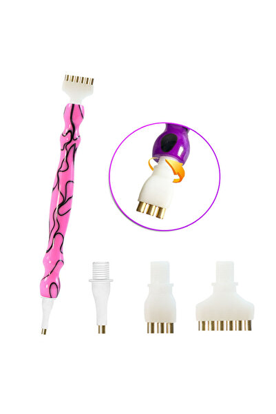 Choice A Black Pink New Resin Diamond Painting Pen, Diamond Art Pen with Mult...