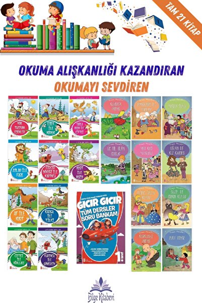 Ata Yayıncılık 1. Sınıf Okumayı Sevdiren 20 Hikaye + Gıcır Gıcır Tüm Dersler ...