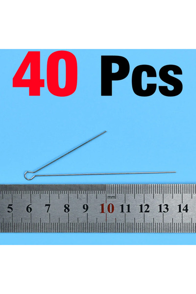 Choice 40 قطعة / 20 قطعة / 40 قطعة من أسلاك دوارة حلقية، أشكال سلكية، طعوم دو...