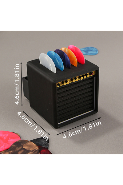 Choice A 3D Printed Portable Guitar Pick Holder With Drawer Waterproof Dustpr...