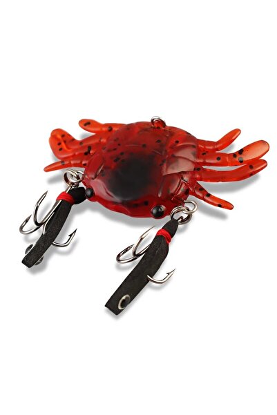 Choice طعم صيد سمك تايو بيونيك سلطعون أحمر 6 غرام، طعم سيليكون ناعم 6 غرام و1...