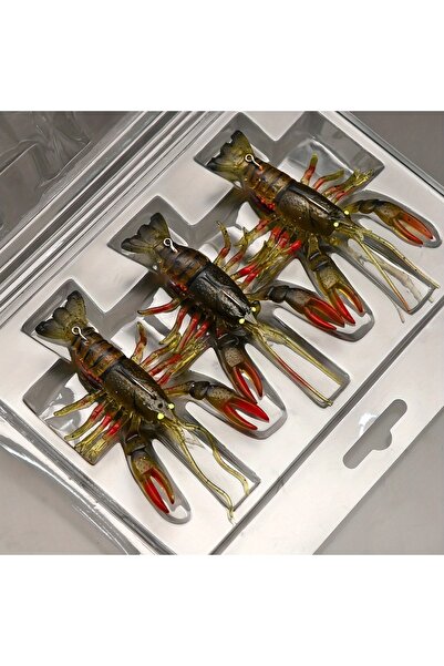 Choice FCP-731-B 3 قطع من طعوم الصيد بالطعوم الصناعية للمياه العذبة والمالحة،...