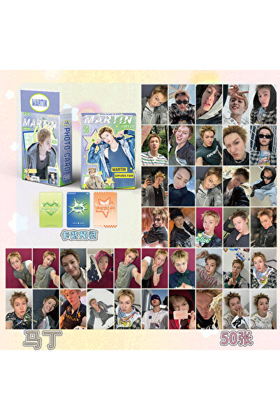 Choice ٥٠ قطعة - مارتن ٥٠ قطعة/مجموعة بطاقات ليزر لنجوم الكيبوب كورتيس بطاقات...