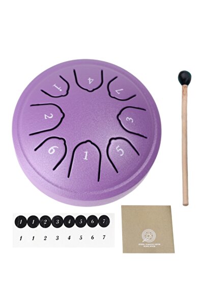 Choice طبلة هاندبان من نوع Miwayer، لونها بنفسجي، مقاس 4.5 بوصة، ذات لسان فول...