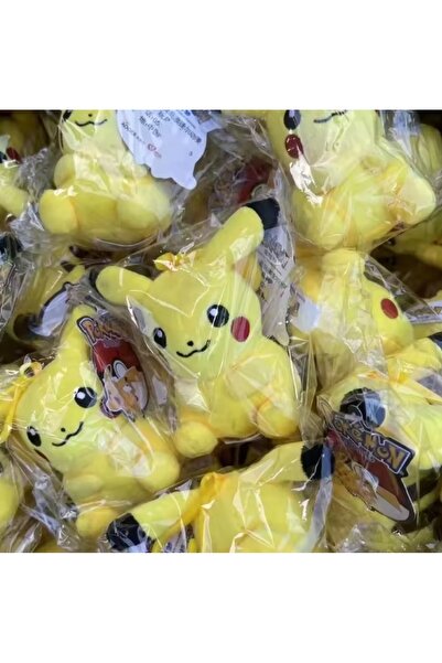 Miniso close mouth Pokemon Plush Keychain Pikachu 12cm Plush Keychains Keyrin...