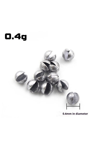 Choice 0.4 غرام لكل كيس، 100 قطعة من أوزان صيد الرصاص البيضاوية، ثقل صيد سمك ...