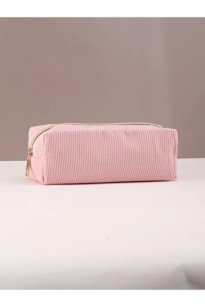 Choice حافظة أقلام رصاص وردية اللون، حافظة أقلام رصاص بلون واحد، لوازم مدرسية...