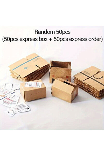 Choice مجموعة كرتون صغيرة سريعة التعبئة مكونة من 50 قطعة، مثالية لتخزين وتعبئ...