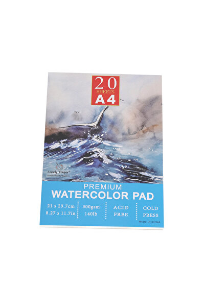 Choice A4 A5/A4/A3 Watercolor Paper Pad, 140lb/300gsm, 20 Sheets, Cold-Presse...