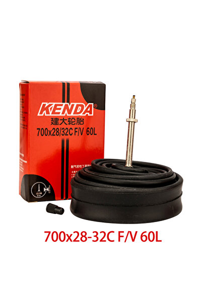 Kenda أنبوبان داخليان للدراجات مقاس 700c × 28-32 FV سعة 60 لترًا، صمام فرنسي/...