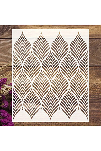 Choice 1pcs Bview Art 1pcs Professional Reusable Texture Stencils for DIY Wal...