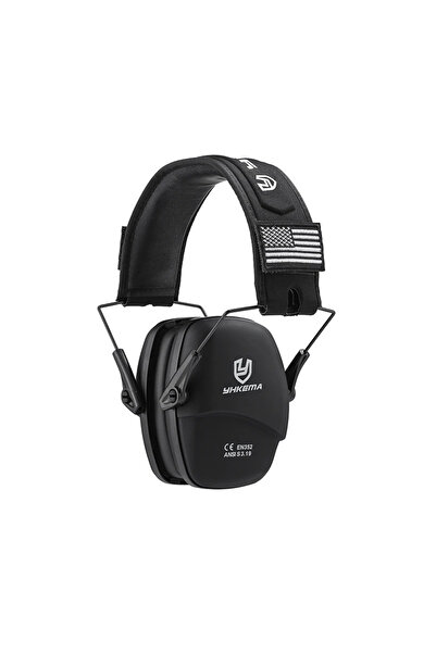 Choice سماعات أذن سوداء تكتيكية خارجية للرماية السلبية، مضادة للضوضاء، مزودة ...