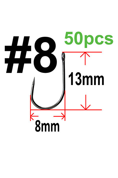 Choice 8 أسماك صيد السمك، دائرة بدون أرديون، مع ترو، ذيل 2 4 6 8 10 12، هامسو...
