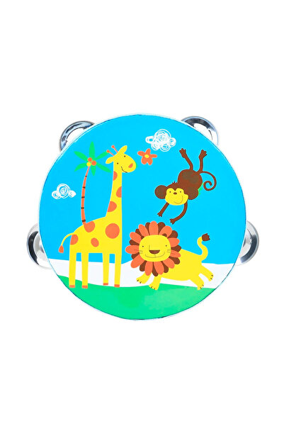 Choice Blue SLADE 6 Inch Tambourine Cartoon Handdrum Solid Wood Musical Drum ...